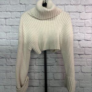 Zara Ribbed Cropped Sweater